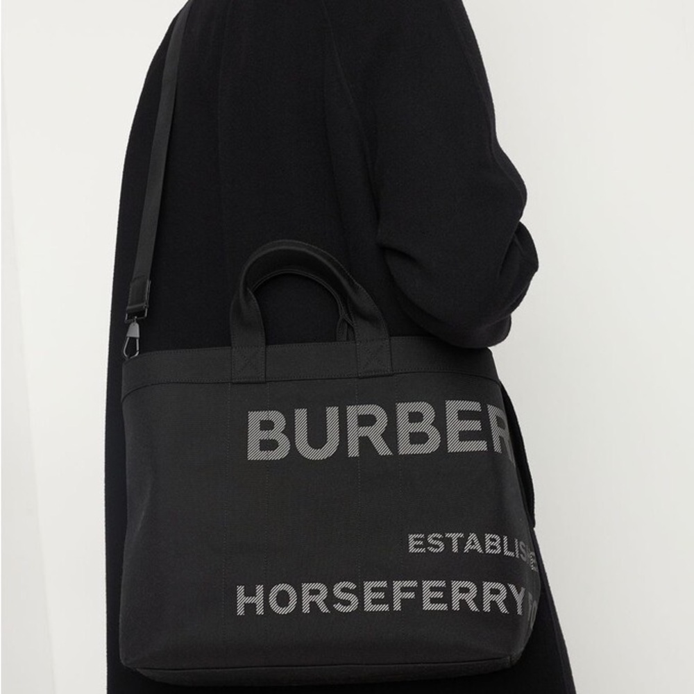 Burberry Black Men's Tote Bag - Picture 4 of 7